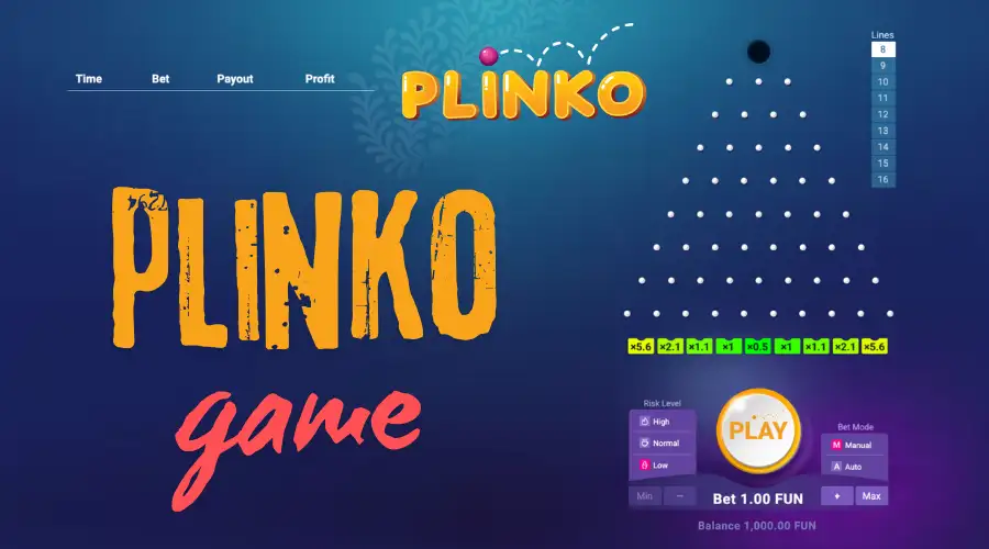 Агрессивная стратегия Plinko — высокий риск x1000